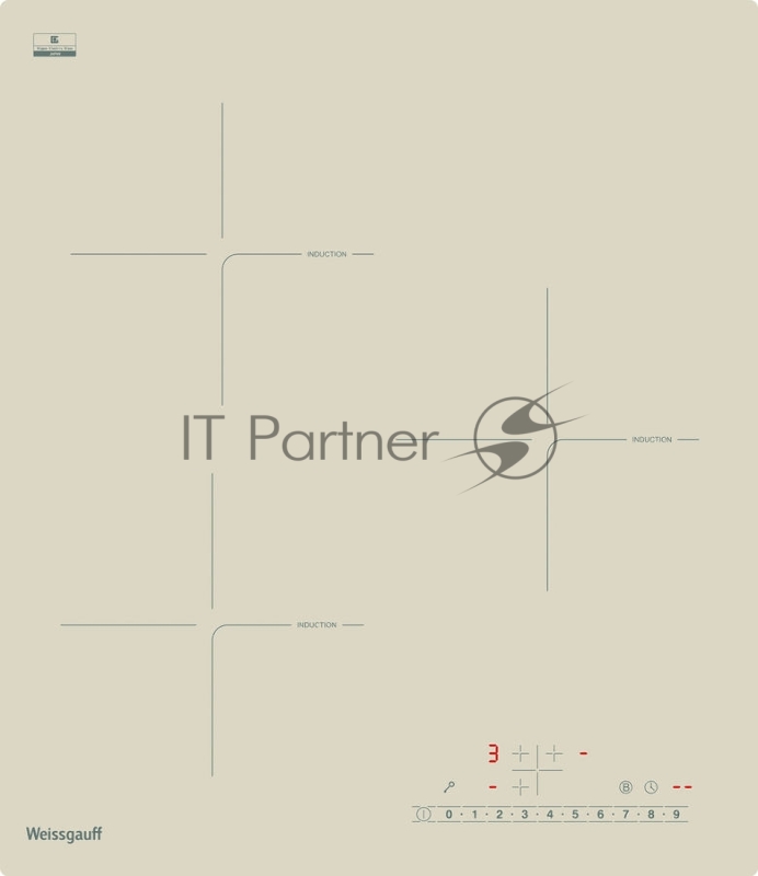 Индукционная варочная поверхность Weissgauff HI 430 GSC бежевый