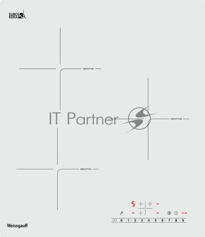 Индукционная варочная поверхность Weissgauff HI 430 WSC белый