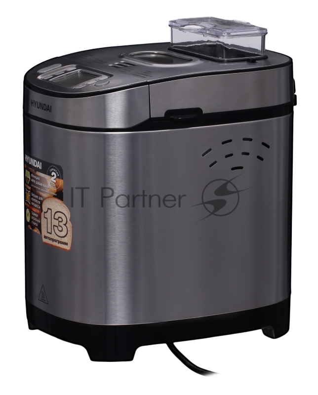 Хлебопечь Hyundai HYBM-M0313G 600Вт серебристый/черный