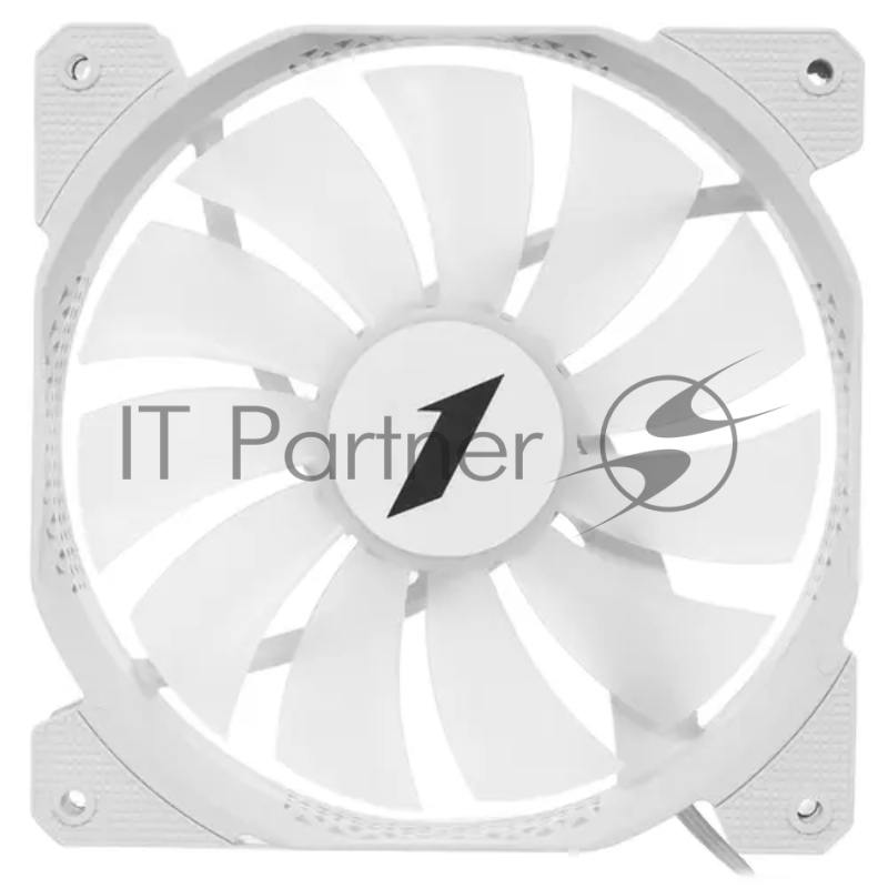 Вентилятор 1STPLAYER F1-PLUS White / 140mm, LED 5-color, 1000rpm, 3pin / F1-PLUS-WH / bulk