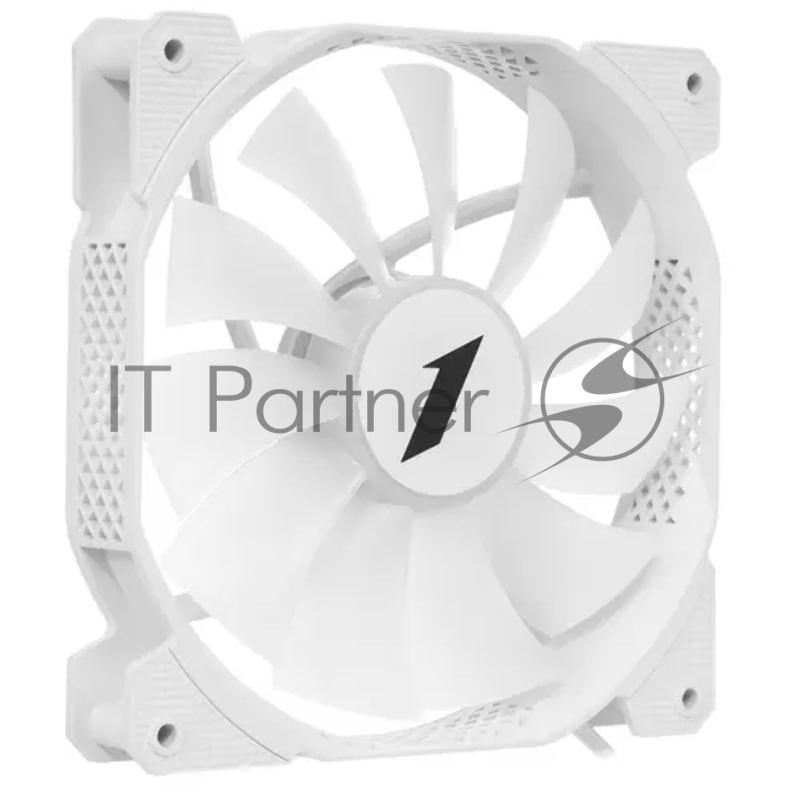 Вентилятор 1STPLAYER F1-PLUS White / 140mm, LED 5-color, 1000rpm, 3pin / F1-PLUS-WH / bulk