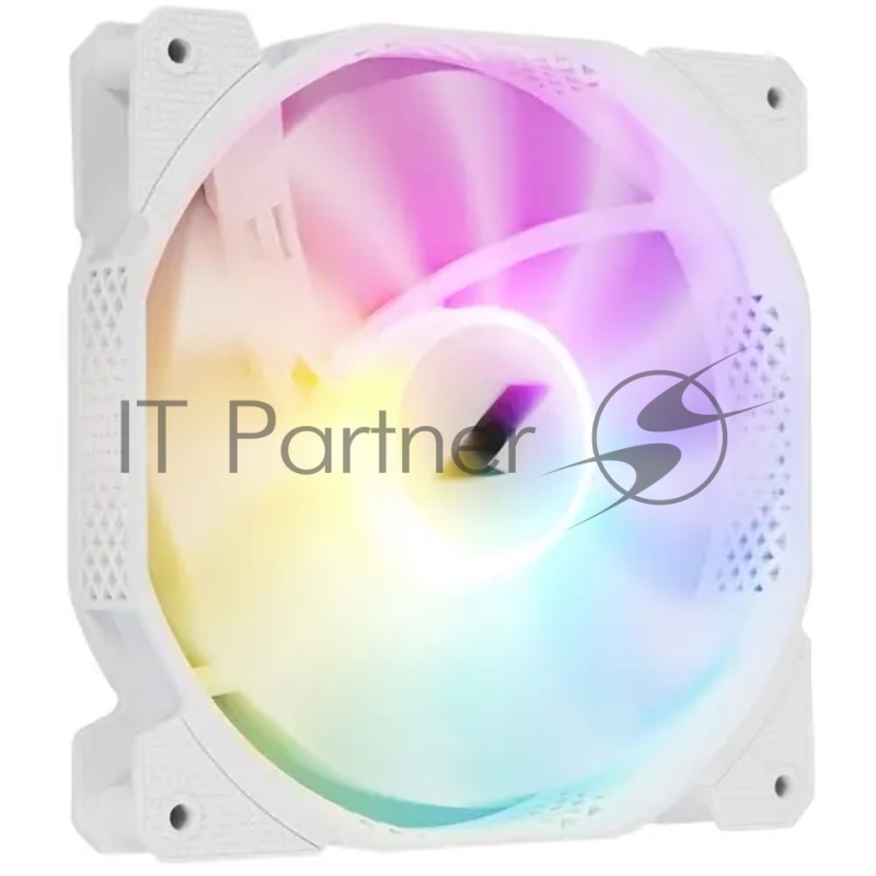 Вентилятор 1STPLAYER F1-PLUS White / 140mm, LED 5-color, 1000rpm, 3pin / F1-PLUS-WH / bulk