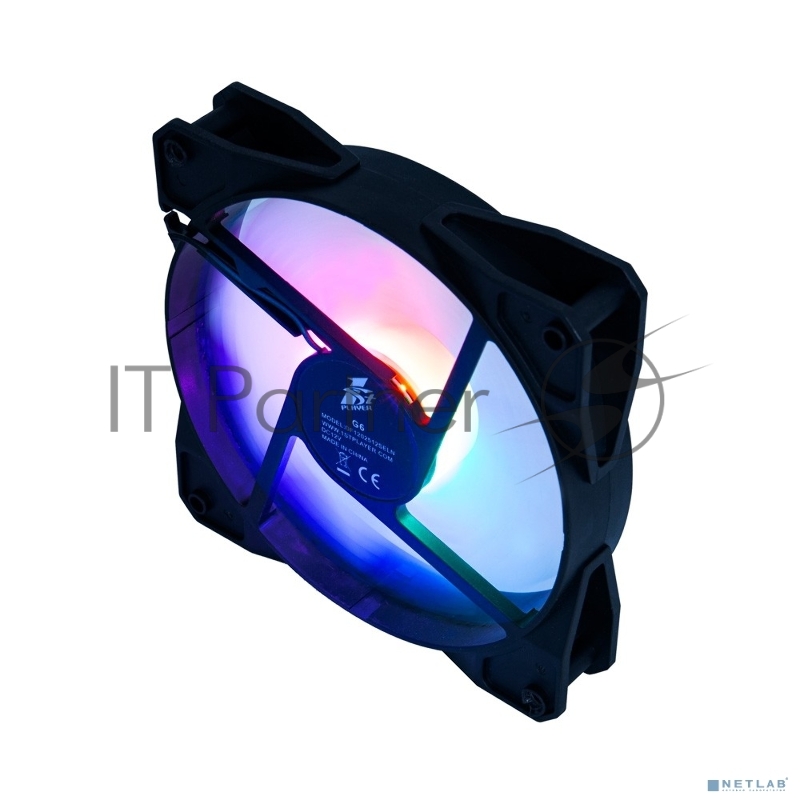 Вентилятор 1STPLAYER G6-PLUS / 140mm, LED 5-color, 1000rpm, 3pin / G6-PLUS / bulk