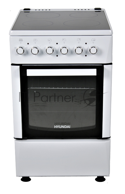 Плита Электрическая Hyundai REE219 белый стеклокерамика