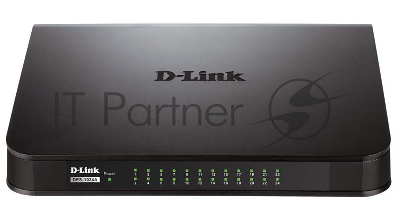 Коммутатор D-Link DES-1024A/E1B 24 порта 100Мбит/сек.