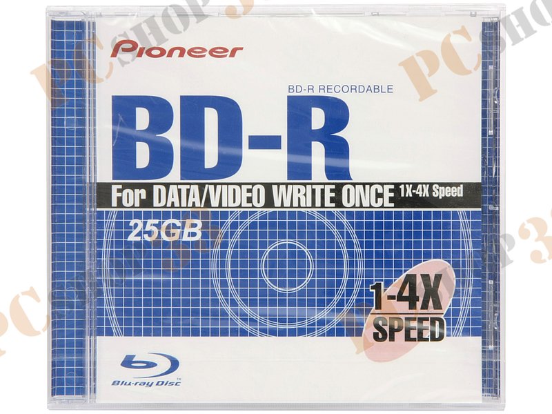 Диск BD-R 25ГБ 4x Pioneer