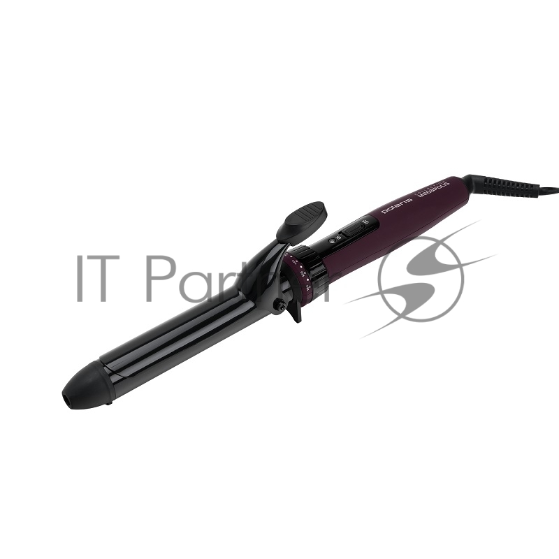 Щипцы для волос Polaris PHS-2285К (25мм, 25вт,керамика, регулировка температуры) фиолетовый