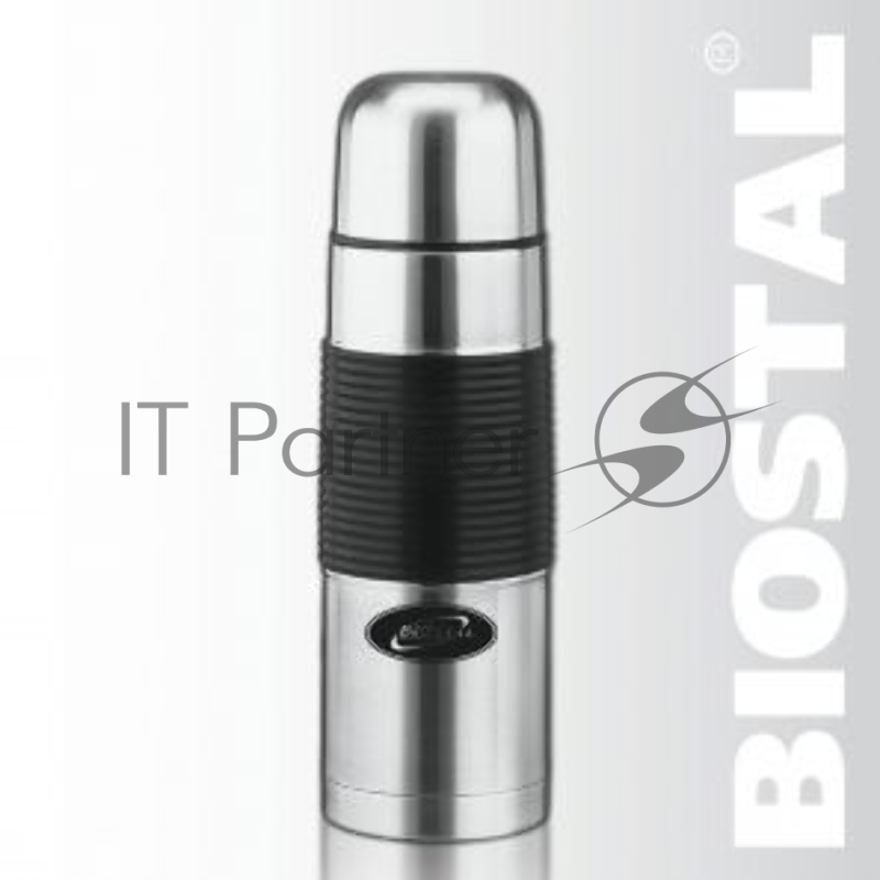 Термос BIOSTAL NB-750B 0.75 л, узкое горло, нерж.,с крышкой-чашкой ,чехол, пробка с кнопкой.