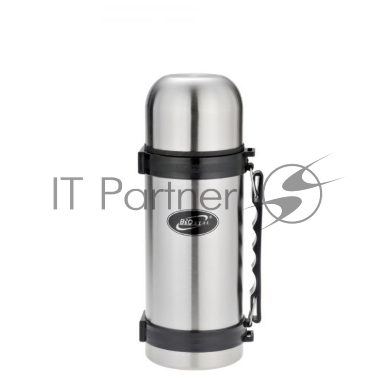 Термос BIOSTAL NY1200-2, 1.2 л, узкое горло, нерж., крышка-чашка,пласт. ручка, пробка с кнопкой (в уп. 12 шт)