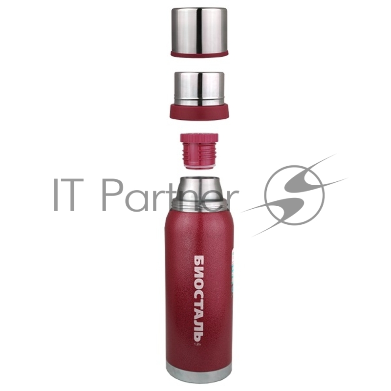 Термос BIOSTAL-Охота с двумя чашками NBA-1000R красный (BIOSTAL)