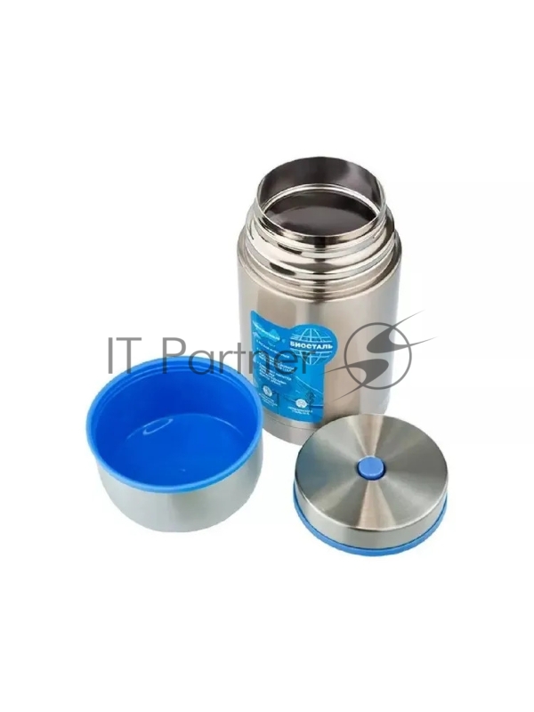 Термос BIOSTAL-АВТО NRP-1000, 1 л, суповой, широкое горло,нерж.,крышка-чашка, чехол