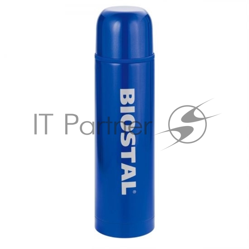 Термос BIOSTAL NB-500 C-B 0.5 л, у/г с кноп. цветной синий (в уп. 12 шт)
