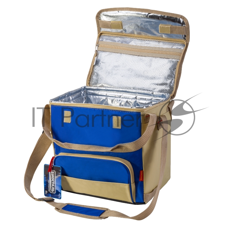 Сумка-холодильник BIOSTAL TC-15B КЕМПИНГ цвет АЛЬПИЙСКИЙ СИНИЙ, 15л