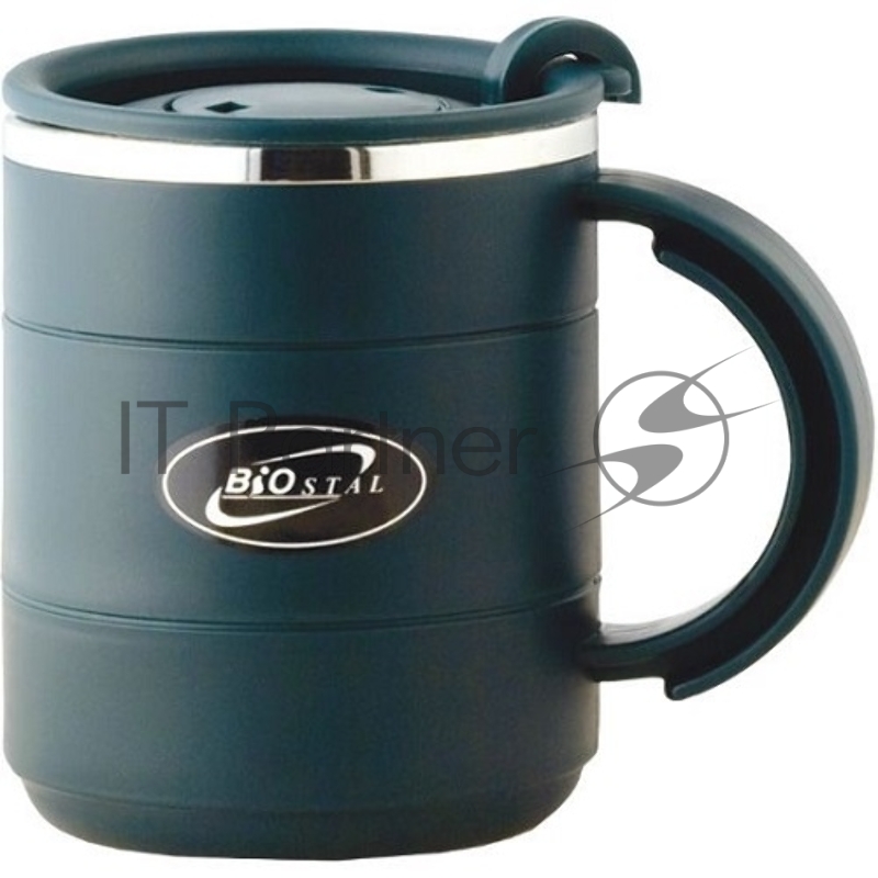 Термокружка BIOSTAL NE-400P 0.40 л с крышкой, двойные стенки, нерж.сталь с пластиком (в уп. 48 шт) &