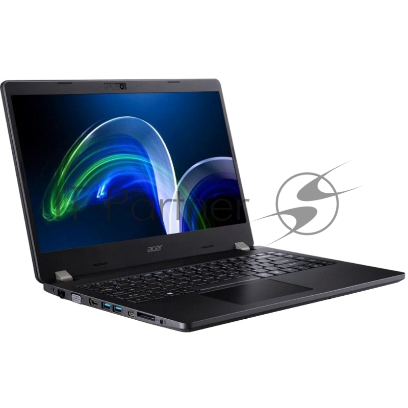 Ноутбук Acer TMP214-41-G2-R0JA TravelMate 14.0 FHD (1920x1080) IPS nonGLARE/AMD Ryzen 5 PRO 5650U 2.3GHz Hexa/8GB+256GB SSD/Integrated/WiFi/BT5.1/1.0M kg/W10Pro/3Y/BLACK