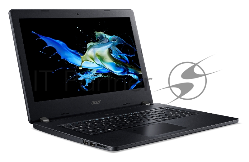 Ноутбук Acer TMP214-52-56Q6 TravelMate 14.0 FHD (1920x1080) IPS nonGLARE/Intel Core i5-10210U 1.60GHz Quad/8GB+256GB SSD/Integrated/WiFi/BT5.0/1.0M kg/W10Pro/3Y/BLACK