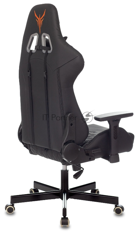 Кресло игровое Knight ARMOR черный ромбик эко.кожа с подголов. крестовина металл