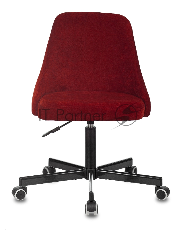 Кресло Бюрократ CH-340M бордовый Velvet 09 крестовина металл