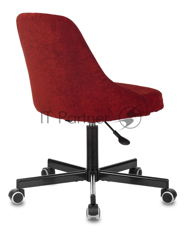 Кресло Бюрократ CH-340M бордовый Velvet 09 крестовина металл