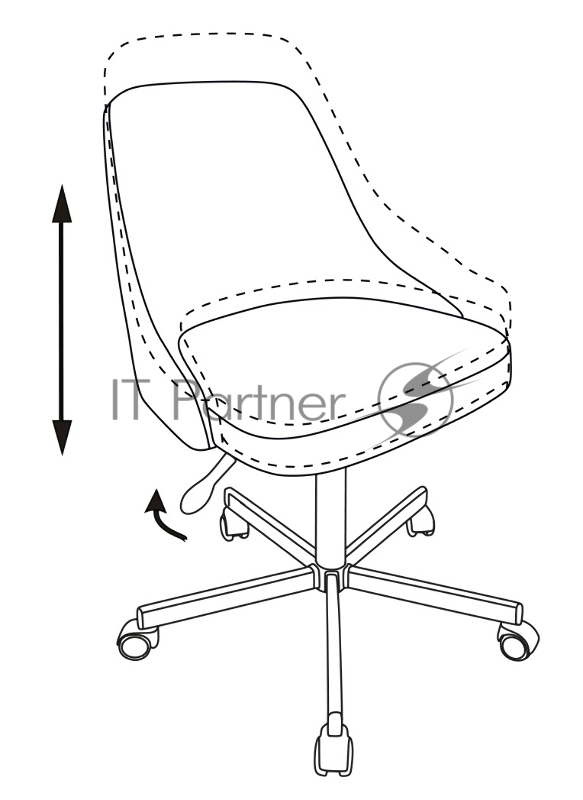Кресло Бюрократ CH-340M бордовый Velvet 09 крестовина металл