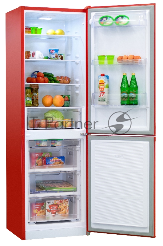 Холодильник Nordfrost NRB 162NF 832 красный (двухкамерный)