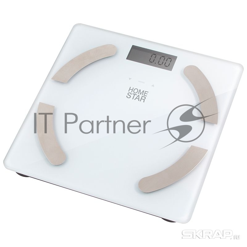 Весы напольные электронные с анализатором HOMESTAR HS-6003 (стеклянная поверхность, 180 кг)