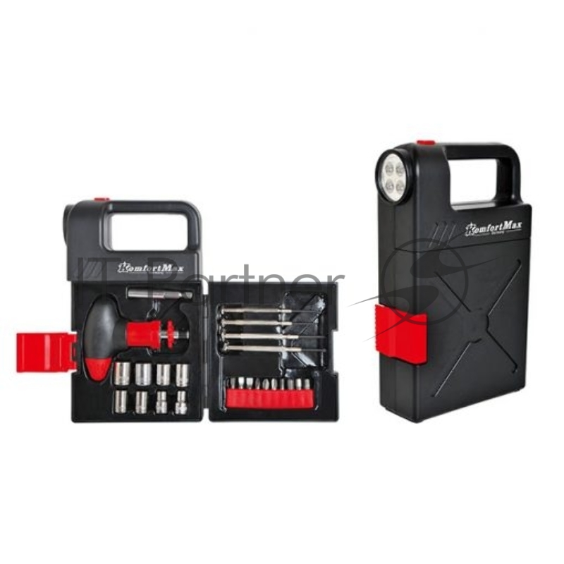 Инструменты с фонарём Komfort, KF - 1024 (24) 24 инструмета