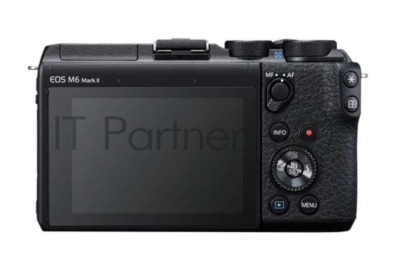 Фотоаппарат Canon EOS M6 Mark II черный 32.5Mpix 3 1080p WiFi LP-E17 (без объектива)