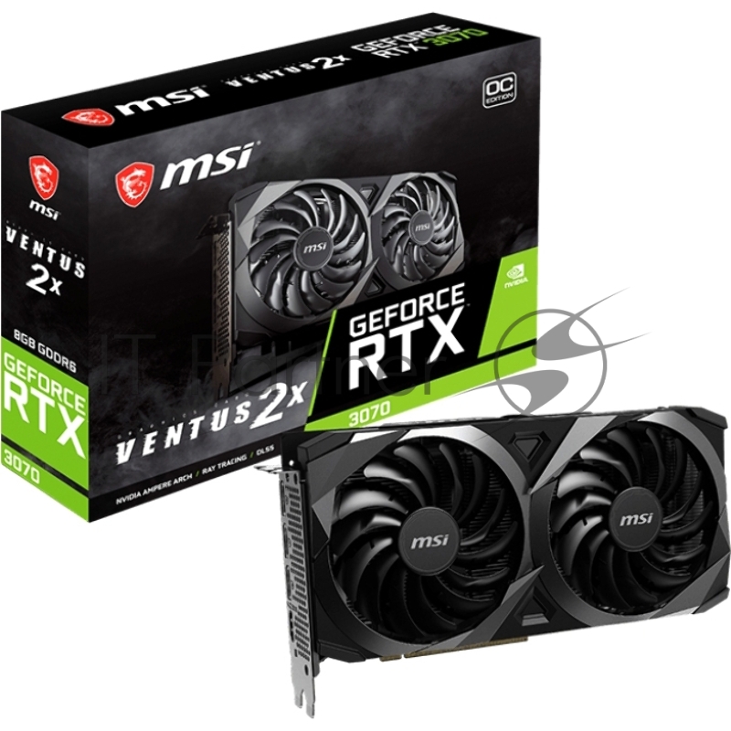 Видеокарта MSI RTX 3070 VENTUS 2X 8G OC LHR
