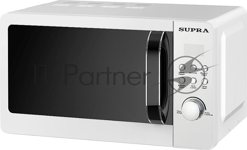 Микроволновые печи SUPRA 20TW55, Мощность 700вт, Объем 20 литров, Электронное управление, Таймер, 5 уровней мощности, 8 режимов автомотических програм, цвет: белый