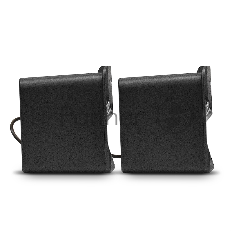 Акустическая система 2.0 ExeGate EX289685RUS Accord 200 (питание USB, 2х3Вт (6Вт RMS), 60-20000Гц,цвет черный, синяя подсветка)