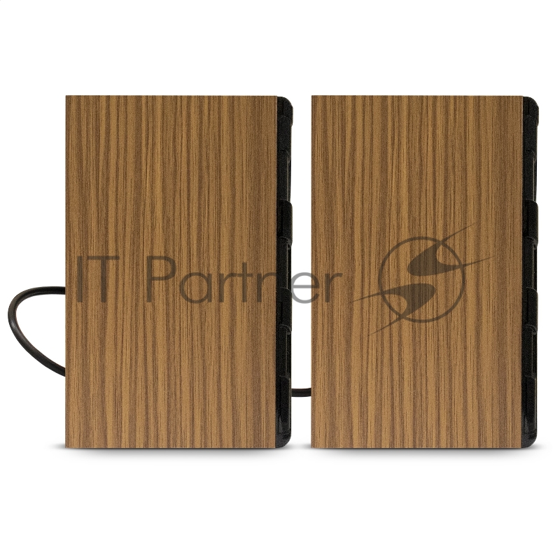 Акустическая система 2.0 ExeGate EX289694RUS Tango 316 (питание USB, 2х3Вт (6 Вт RMS), 80-20000Гц, дерево)