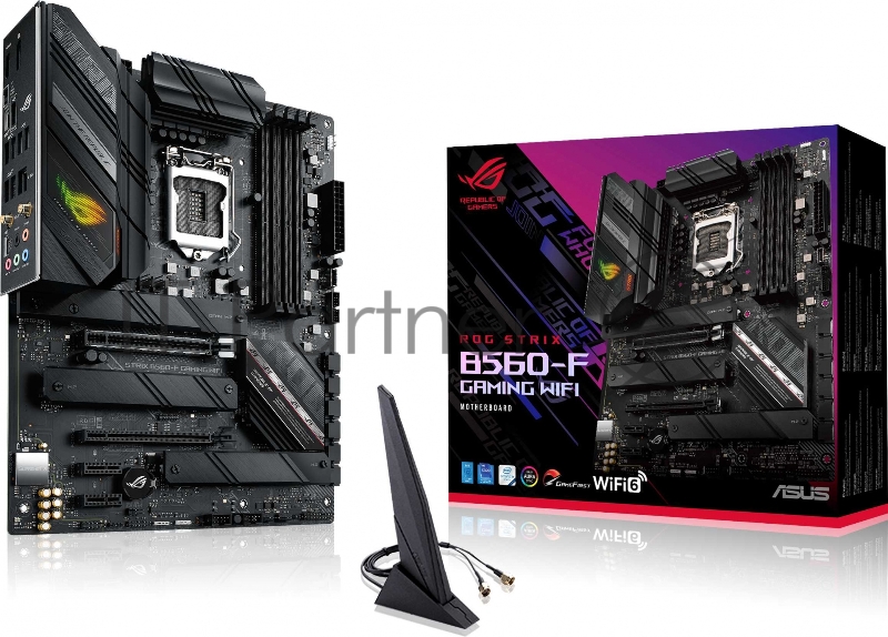 Материнская плата ASUS ROG STRIX B560-F GAMING WIFI, LGA1200, B560, 4*DDR4, HDMI+DP, CrossFireX, SATA3 + RAID, Audio, Gb LAN, USB 3.2*9, USB 2.0*5, ATX 90MB16J0-M0EAY0