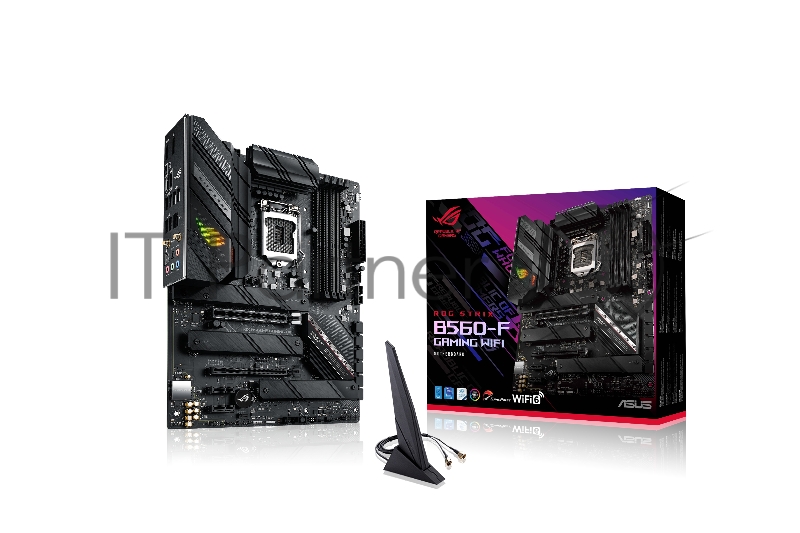 Материнская плата ASUS ROG STRIX B560-F GAMING WIFI, LGA1200, B560, 4*DDR4, HDMI+DP, CrossFireX, SATA3 + RAID, Audio, Gb LAN, USB 3.2*9, USB 2.0*5, ATX 90MB16J0-M0EAY0