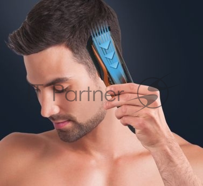 Машинка для стрижки Rowenta TN9300F6 черный/оранжевый (насадок в компл:2шт)