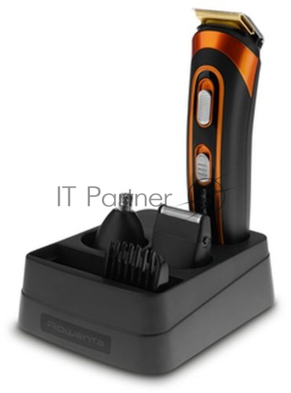 Триммер Rowenta TN9100F1 черный (насадок в компл:3шт)
