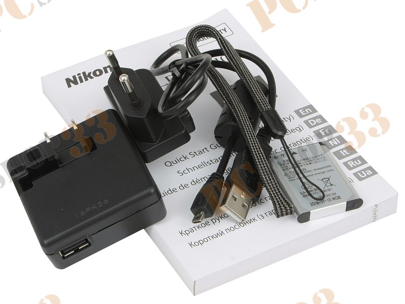 Фотоаппарат Nikon CoolPix A100 (20.1Мп, 5x, ЖК 2.7, SDXC), серебр.