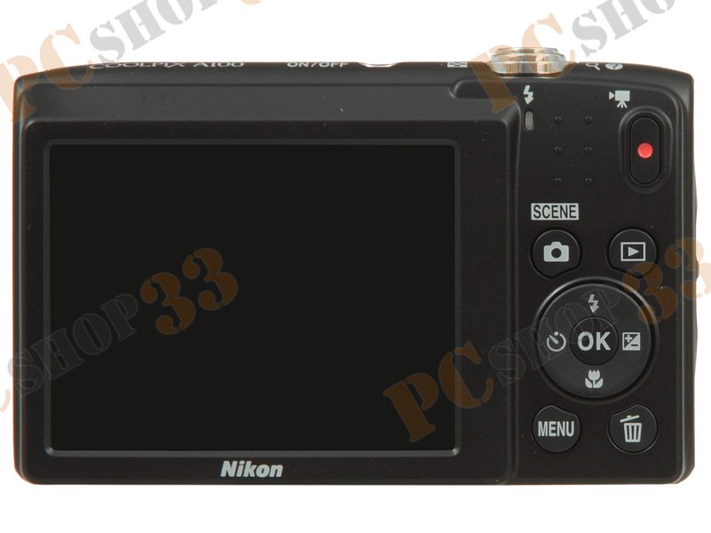 Фотоаппарат Nikon CoolPix A100 (20.1Мп, 5x, ЖК 2.7, SDXC), серебр.