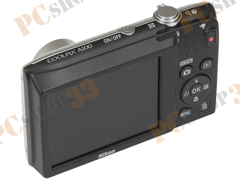 Фотоаппарат Nikon CoolPix A100 (20.1Мп, 5x, ЖК 2.7, SDXC), серебр.