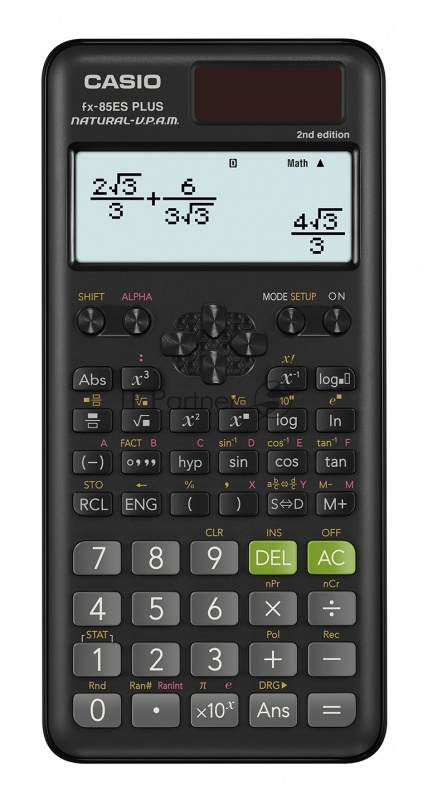 Калькулятор научный Casio FX-85ESPLUS-2-SETD черный 10+2-разр.