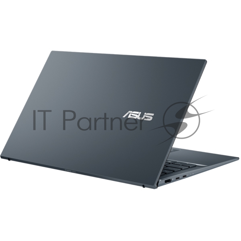 Ноутбук ASUS UX435EA-A5005T +bag+cable 14(1920x1080 (матовый) IPS)/Intel Core i5 1135G7(2.4Ghz)/8192Mb/512PCISS Iris Xe Graphics/Cam/BT/WiFi/war 1y/1.19kg/Pine Grey/W10 + ScreenPad /