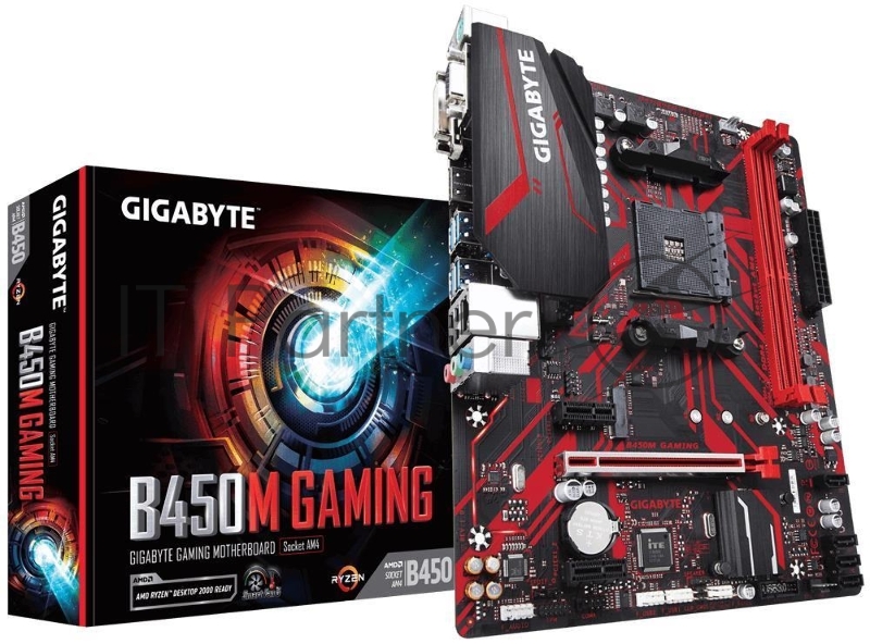Материнская плата GIGABYTE B450M GAMING 1.1 (AMD B450 SAM4 MATX)