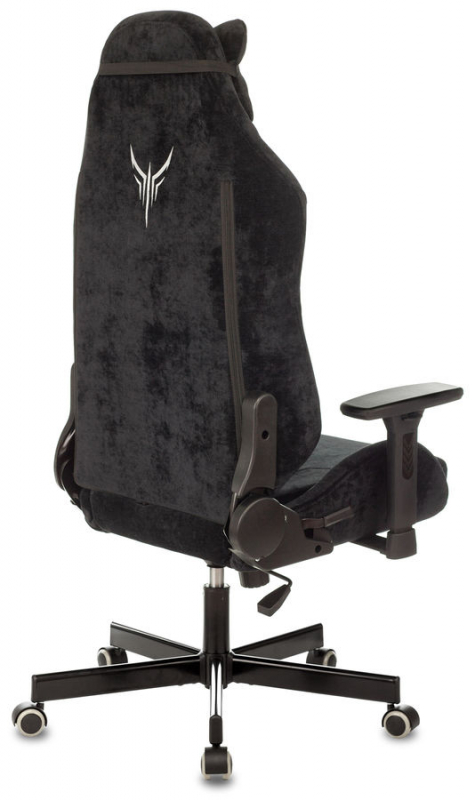 Кресло игровое Бюрократ Knight N1 Fabric черный Light-20 с подголов. крестовина металл