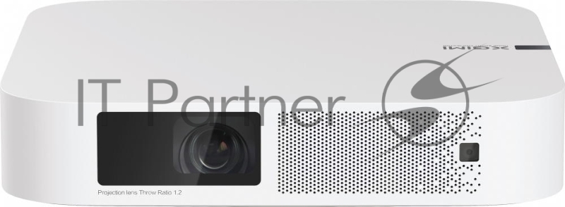 Переносной проектор XGimi Elfin /технология:DLP/Разрешение:Ful ANSI-лм/AmlogicT950X2/2GB/16GB Bluetooth/Порты: DC x1, HDMI 2.0 x1, USB 2.0 x1, Jack 3,5 x1/AndroidTV/3D/0.76-7,62 м/HarmanKardon/Вес:0,9 кг/Цвет:Черный XL03A