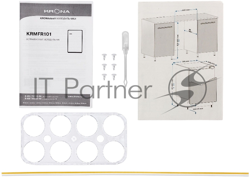 Холодильник Krona GORNER KRMFR101 белый (однокамерный)
