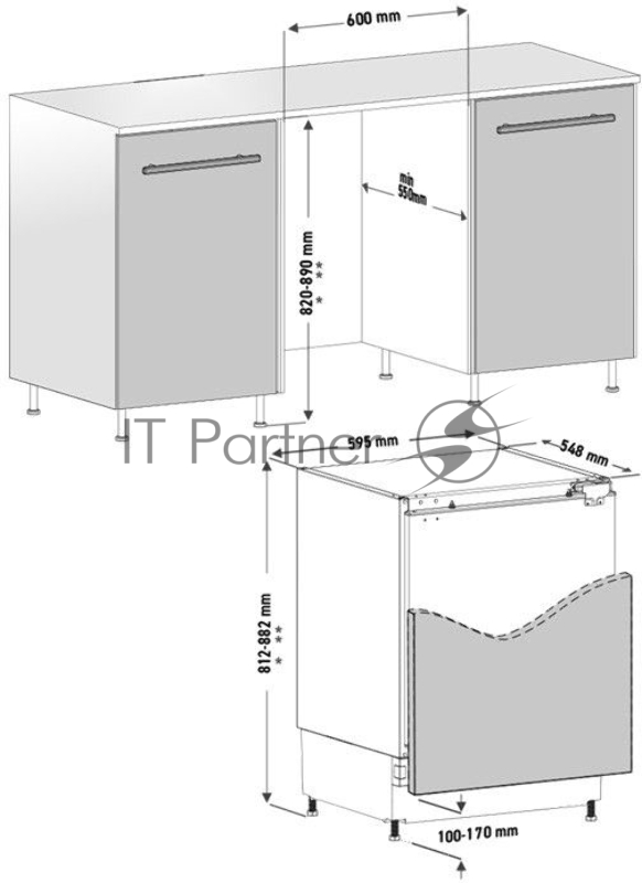 Холодильник Krona GORNER KRMFR101 белый (однокамерный)