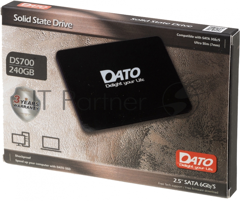 Накопитель SSD Dato SATA III 240Gb DS700SSD-240GB DS700 2.5
