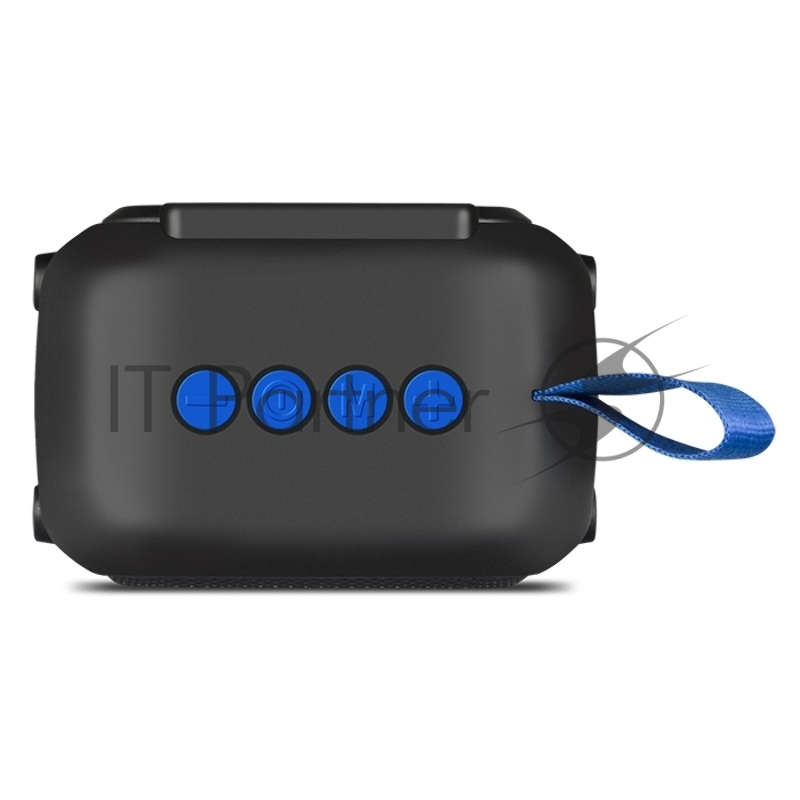 Портативная колонка SVEN PS-48, черный {акустическая система 1.0, мощность 5 Вт (RMS), TWS, Bluetooth, FM, USB, microSD, встроенный аккумулятор}