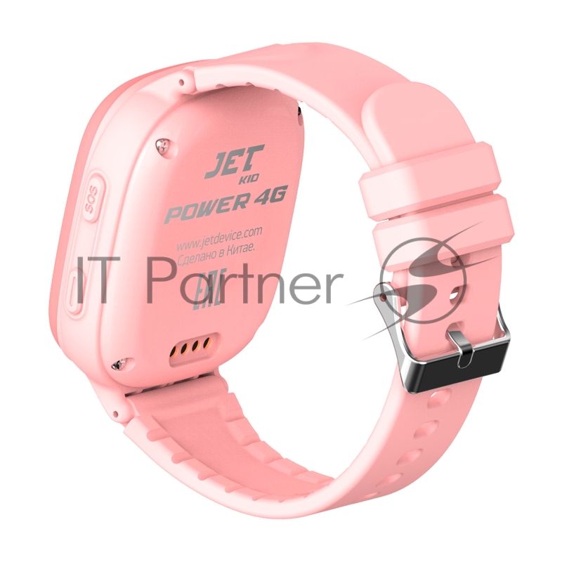 Наручный смарт-браслет JET KID Power 4G розовый
