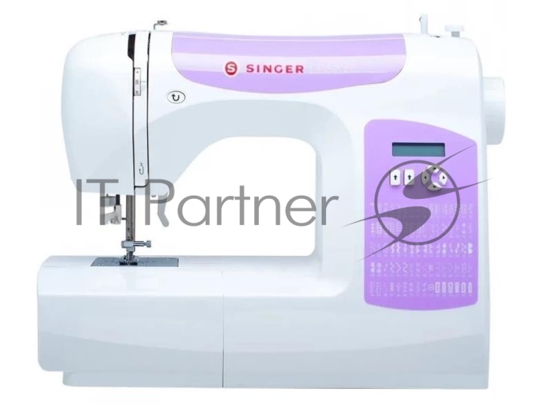 Швейная машина Singer C5205-PR 80 операций, 6 видов петель, нитевдеватель, верт.челнок